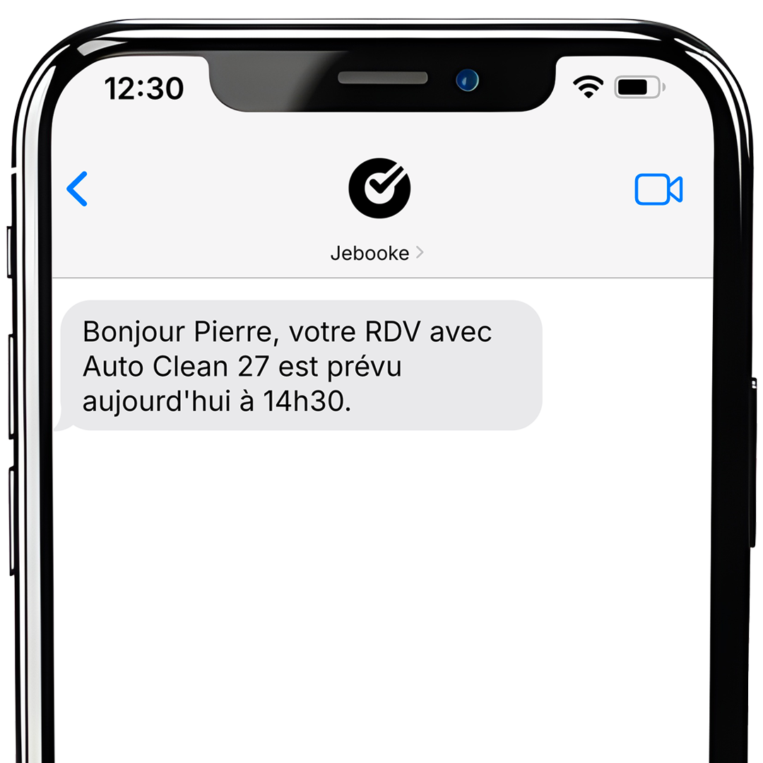 Rappels automatiques SMS/Email Jebooke